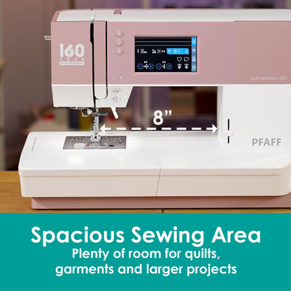 Pfaff Sewing Machines PFAFF Quilt Ambition 635 Sewing Machine  - The Sewing Studio
