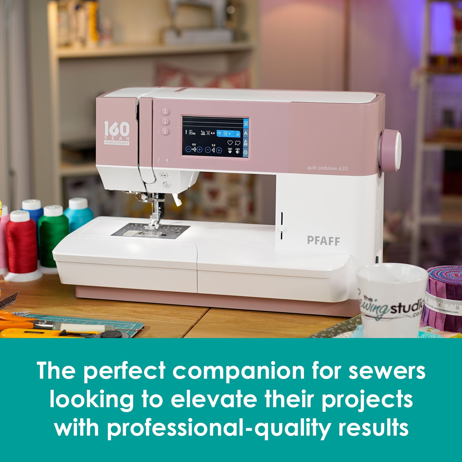 Pfaff Sewing Machines PFAFF Quilt Ambition 635 Sewing Machine  - The Sewing Studio