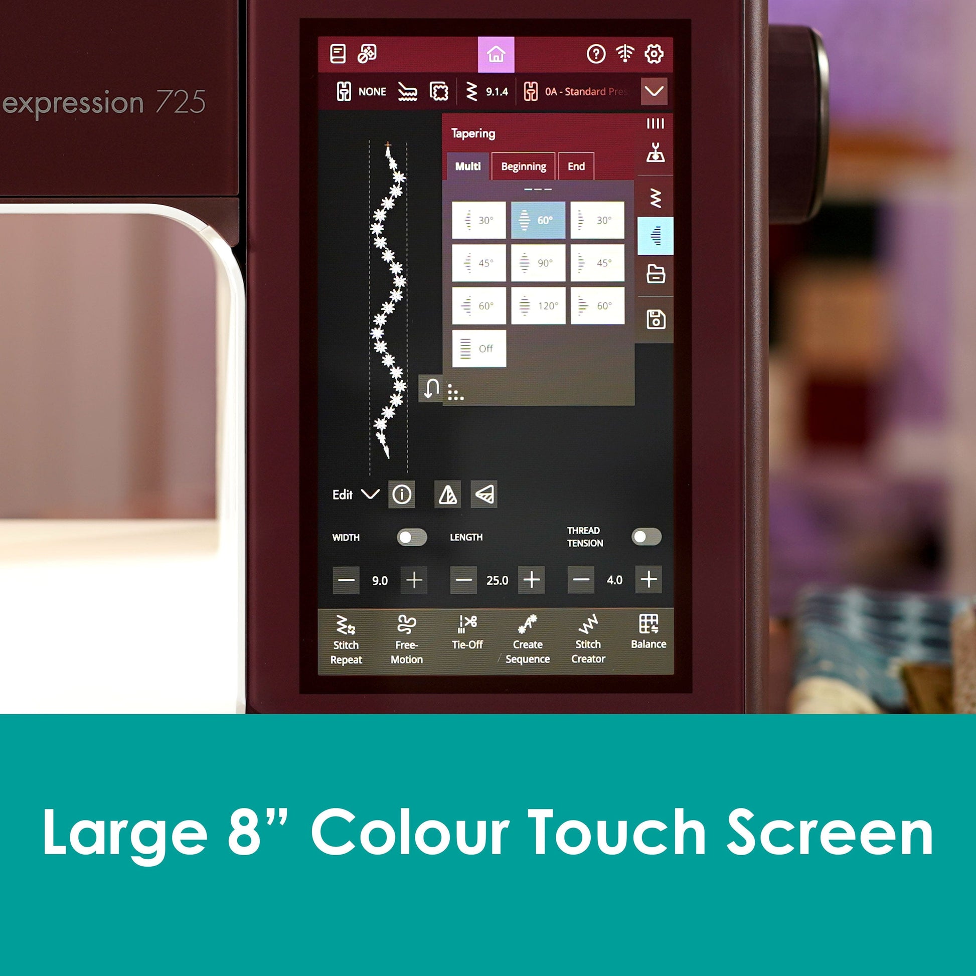 Pfaff Sewing Machines PFAFF Quilt Expression 725 Sewing Machine  - The Sewing Studio