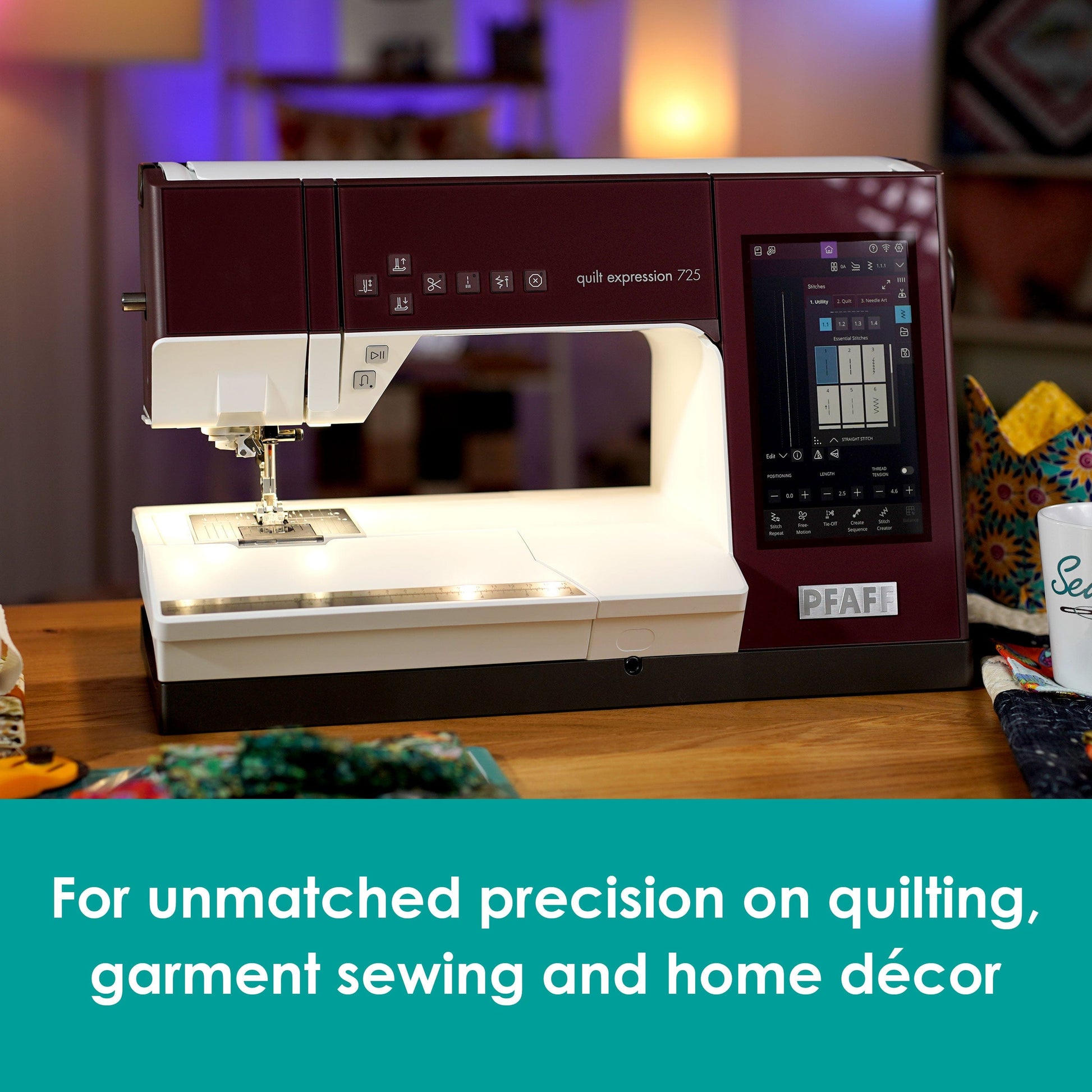 Pfaff Sewing Machines PFAFF Quilt Expression 725 Sewing Machine  - The Sewing Studio