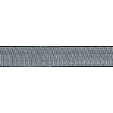 Super Sheer Ribbon: Black: 15mm wide. Price per metre.