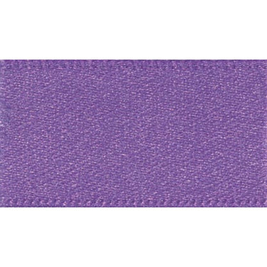 Double Faced Satin Ribbon Purple: 7mm wide. Price per metre.