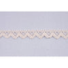 Cotton Lace Trim: 16mm wide: Natural. Price per metre.