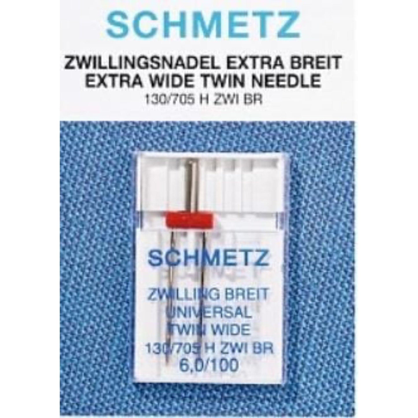Schmetz Sewing Machine Needle Universal Twin Wide 6mm Size 100/16
