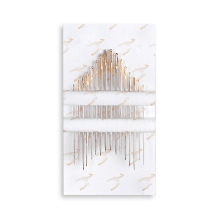 Hand Sewing Needles: Crewels (embroidery): Gold Eye: Sizes 5-10