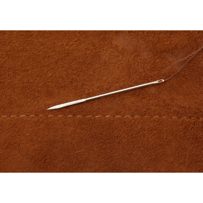 Hand Sewing Needles: Leather (glovers): Gold Eye: Sizes 6-8