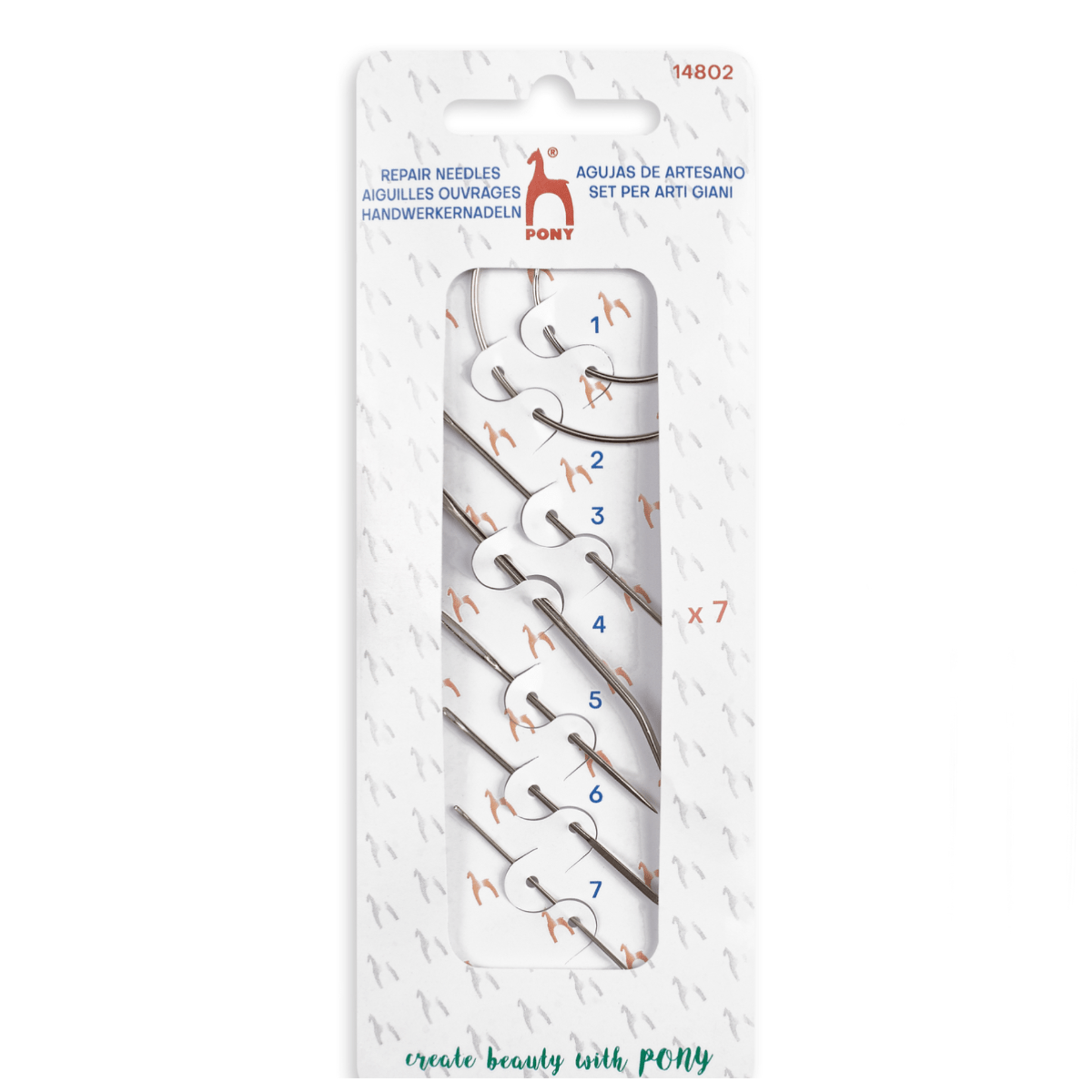 Pony Needles Hand Sewing Needles: Repair needles: Gold Eye  - The Sewing Studio
