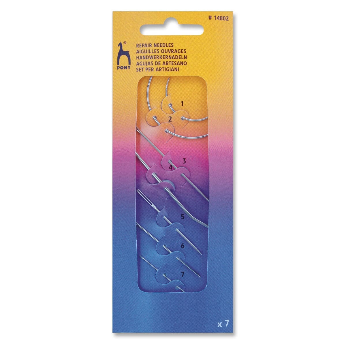 Pony Needles Hand Sewing Needles: Repair needles: Gold Eye  - The Sewing Studio