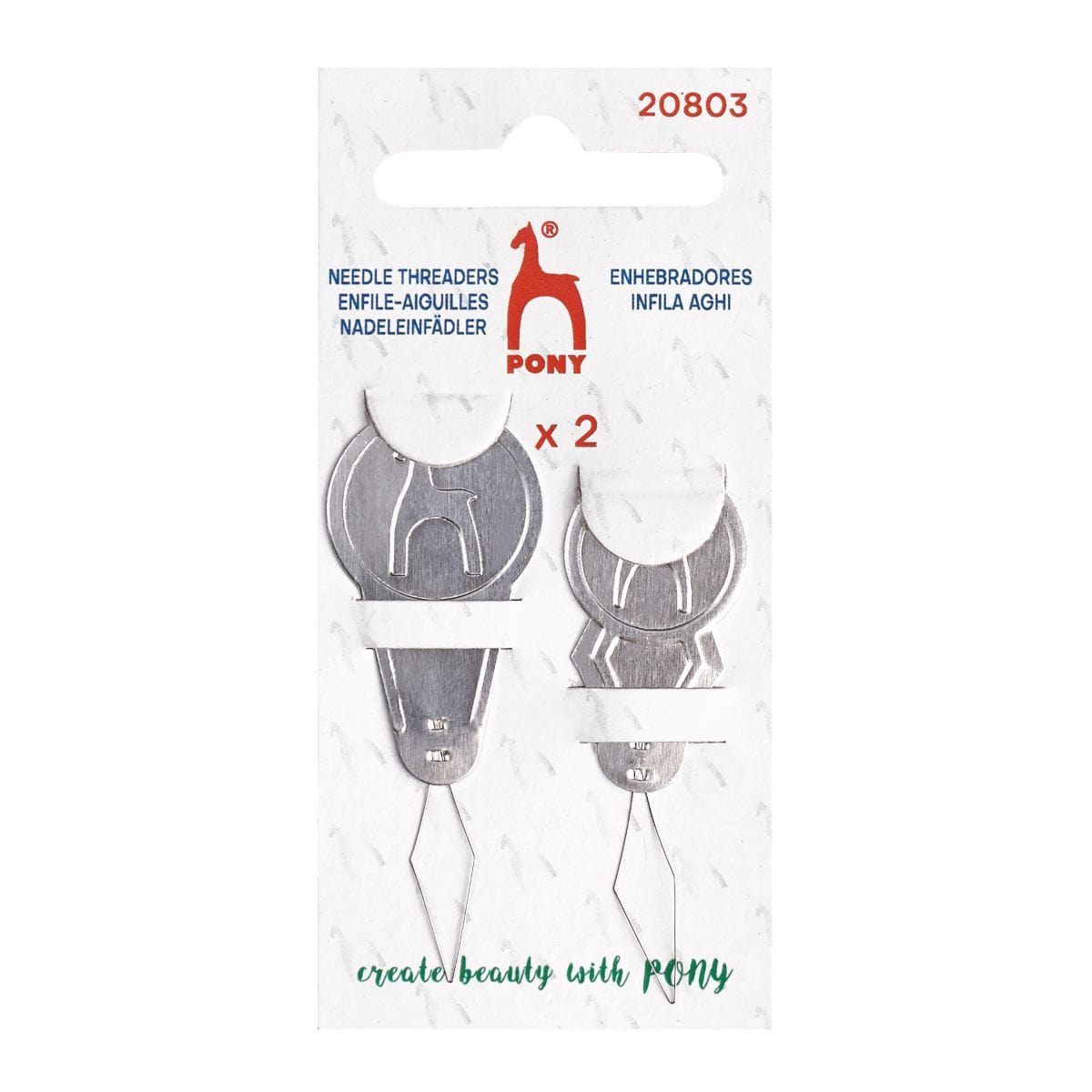 Pony Needles Needle Threader: Pack of 2  - The Sewing Studio