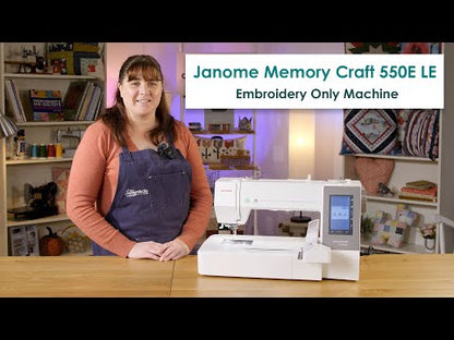 Janome Memory Craft 550E LE Embroidery Only Machine