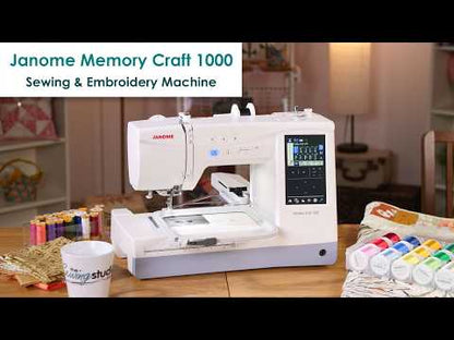 Janome Memory Craft 1000 Sewing and Embroidery Machine
