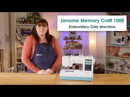 Janome Memory Craft 100E Embroidery Machine