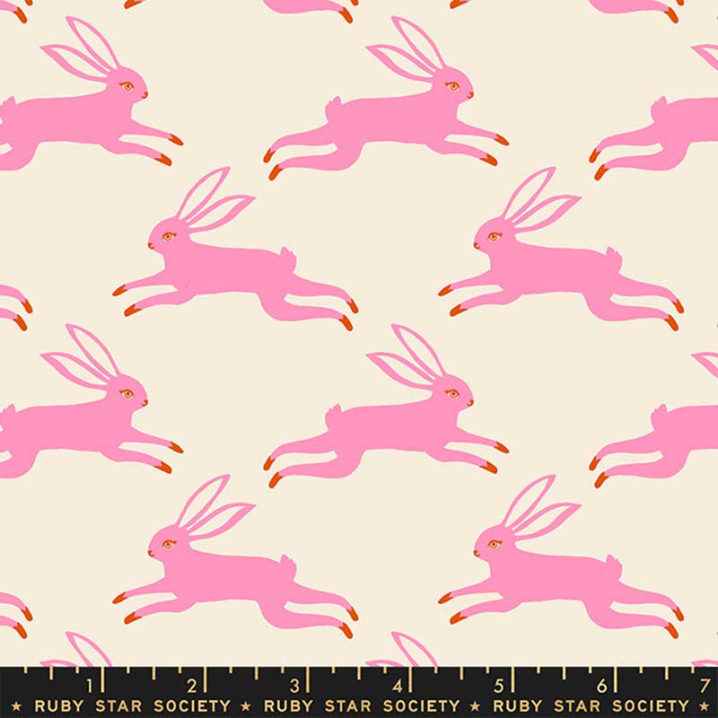 Ruby Star Backyard Bunny Run Flamingo RS2087-11 Ruler Image