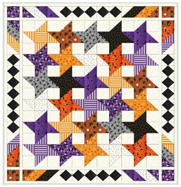 Free Pattern: Lewis & Irene Transylvania Glow Quilt