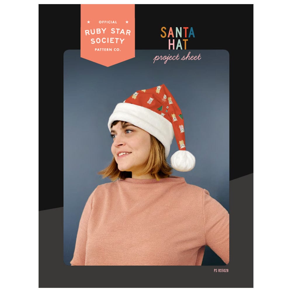 Ruby Star Society Download Free Pattern: Santa Hat  - The Sewing Studio