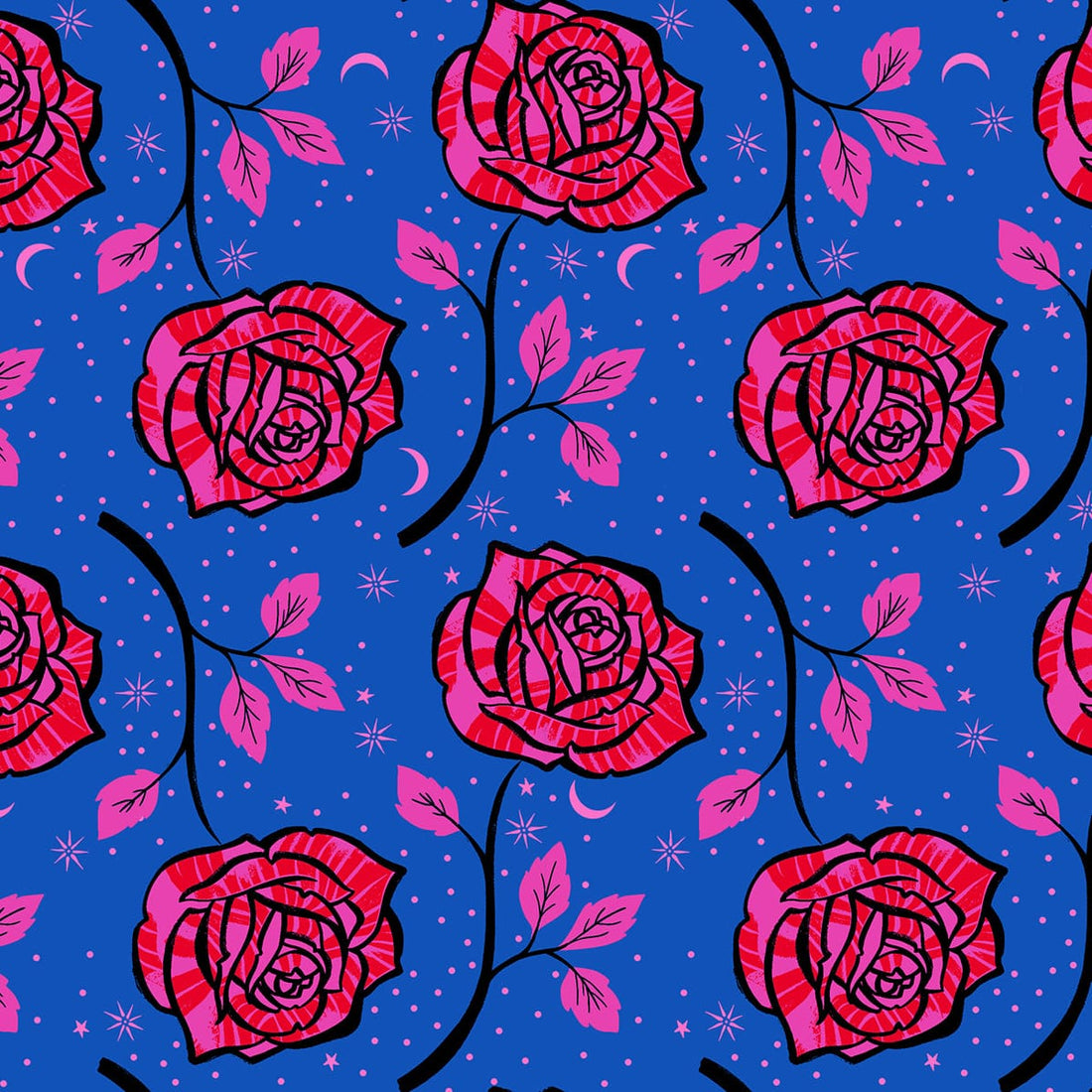 Blue Novelty Ruby Star Society Fabric Ruby Star Society Ink Shop - The Sewing Studio