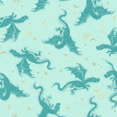 Metallic Mint Dragons RS2131 13M