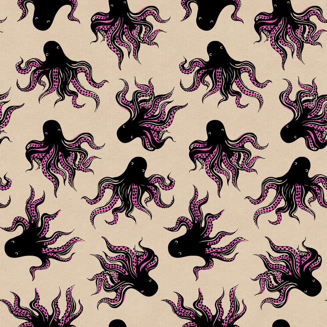 Pink Novelty Ruby Star Society Fabric Ruby Star Society Ink Shop Canvas - The Sewing Studio