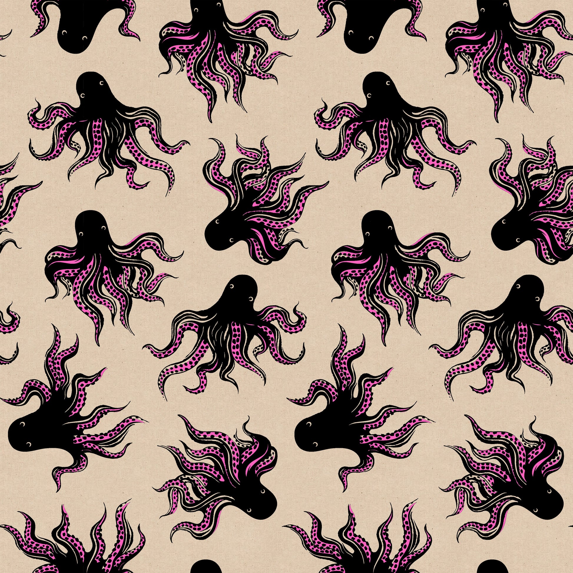 Pink Novelty Ruby Star Society Fabric Ruby Star Society Ink Shop Canvas - The Sewing Studio