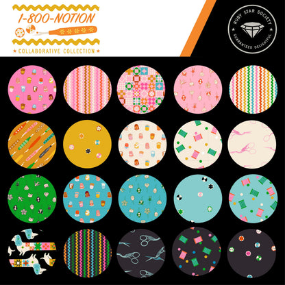 Ruby Star Society Fabric Pre Cuts Ruby Star Society 1-800-Notion Charm Pack - The Sewing Studio