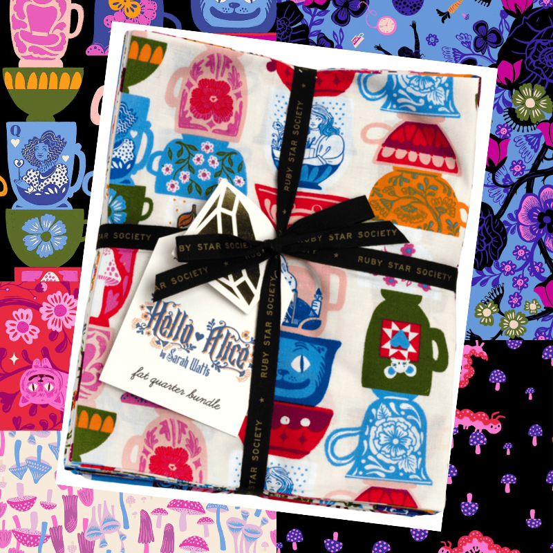 Ruby Star Society Fabric Pre Cuts Ruby Star Society Hello Alice Fat Quarter Bundle 29 Pieces  - The Sewing Studio
