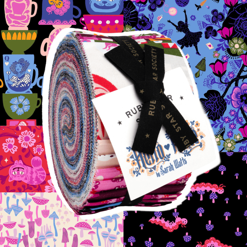 Ruby Star Society Fabric Pre Cuts Ruby Star Society Hello Alice Jelly Roll  - The Sewing Studio