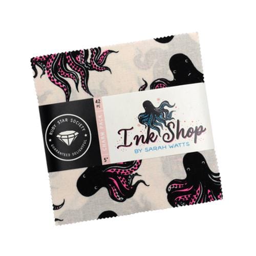Ruby Star Society Fabric Pre Cuts Ruby Star Society Ink Shop Charm Pack - The Sewing Studio
