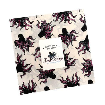 Ruby Star Society Fabric Pre Cuts Ruby Star Society Ink Shop Layer Cake - The Sewing Studio