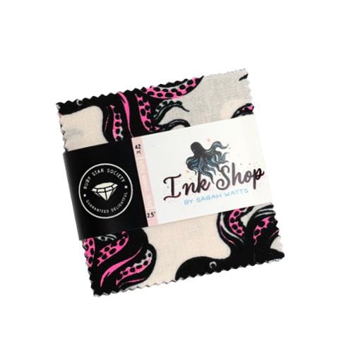 Ruby Star Society Fabric Pre Cuts Ruby Star Society Ink Shop Mini Charm - The Sewing Studio