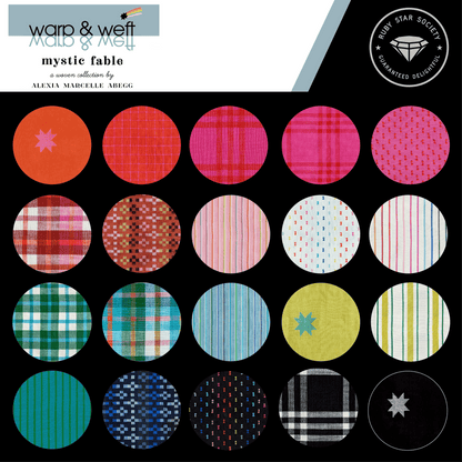 Ruby Star Society Fabric Pre Cuts Ruby Star Society Warp and Weft Mystic Fable Fat Quarter Bundle 13 Pieces  - The Sewing Studio
