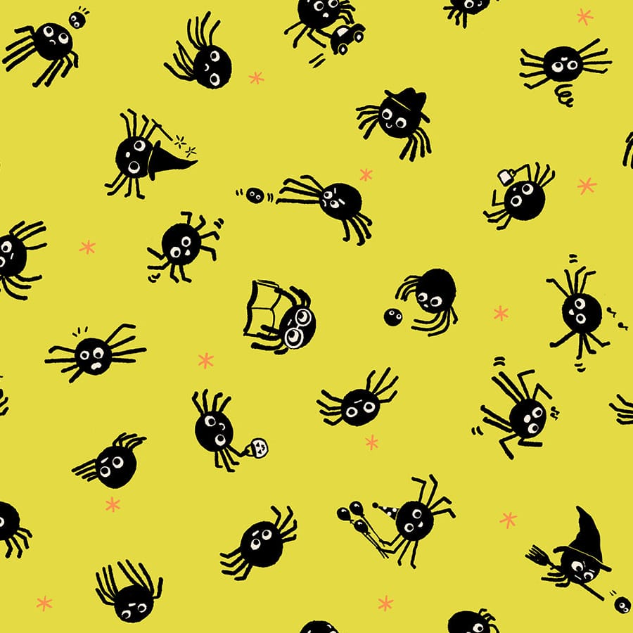 Yellow Halloween Ruby Star Society Fabric Ruby Star Society Freaky Familiars - The Sewing Studio