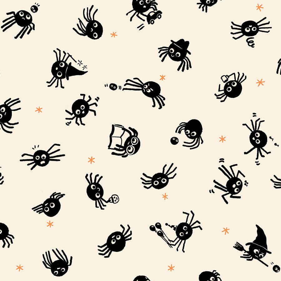 Creams and Naturals Halloween Ruby Star Society Fabric Ruby Star Society Freaky Familiars - The Sewing Studio