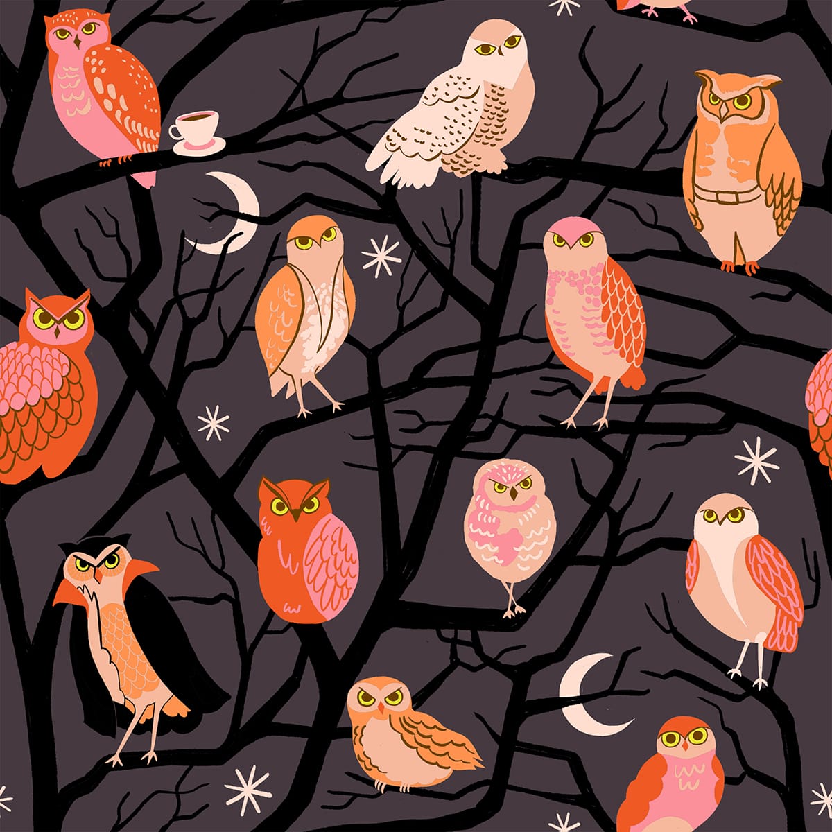 Brown Halloween Ruby Star Society Fabric Ruby Star Society Freaky Familiars - The Sewing Studio