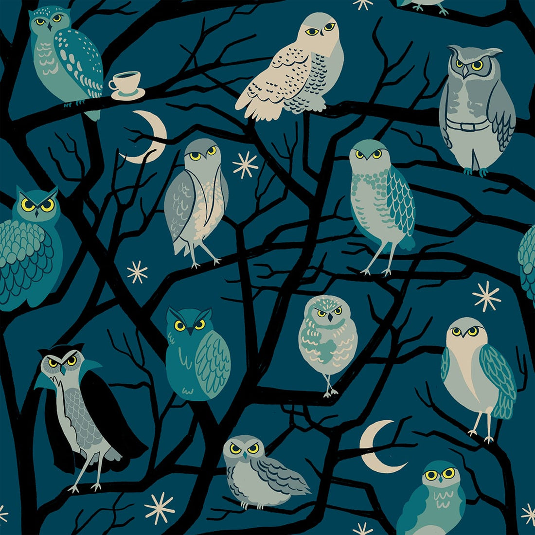 Green Halloween Ruby Star Society Fabric Ruby Star Society Freaky Familiars - The Sewing Studio