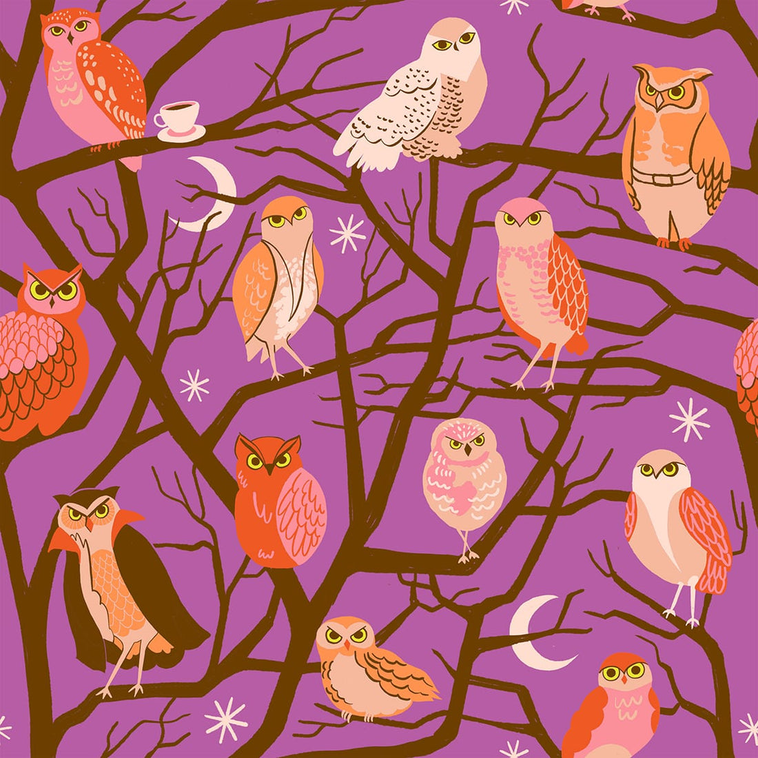 Purple Halloween Ruby Star Society Fabric Ruby Star Society Freaky Familiars - The Sewing Studio