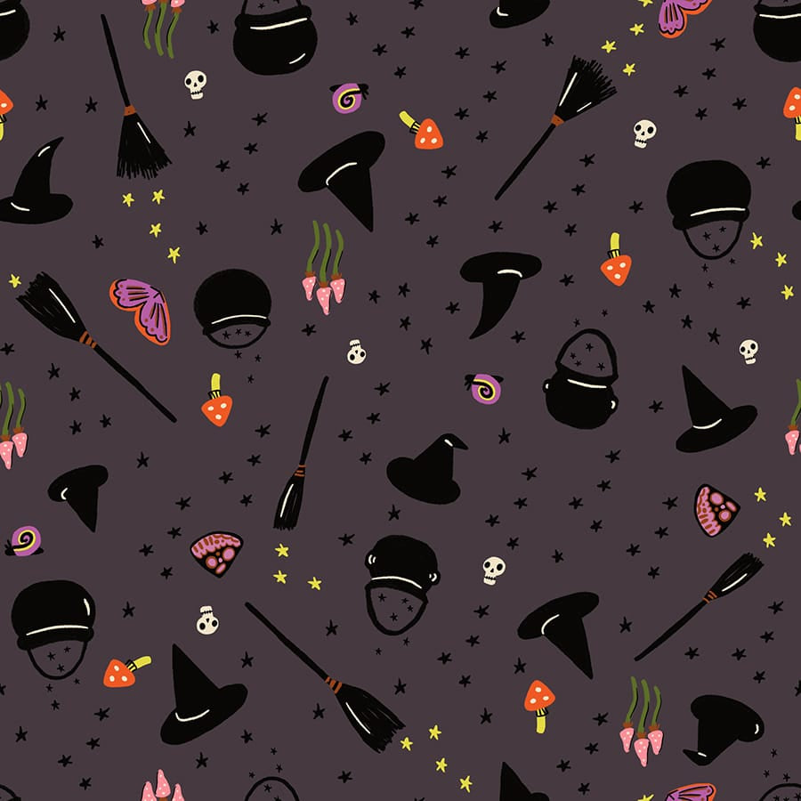 Brown Halloween Ruby Star Society Fabric Ruby Star Society Freaky Familiars - The Sewing Studio