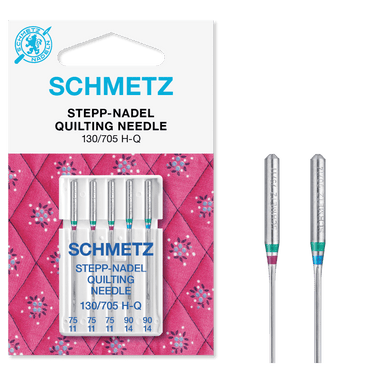 Schmetz Machine Needles Schmetz Sewing Machine Needles: Quilting Assorted Sizes. Pack of 5 needles.  - The Sewing Studio for sale UK - The Sewing Studio