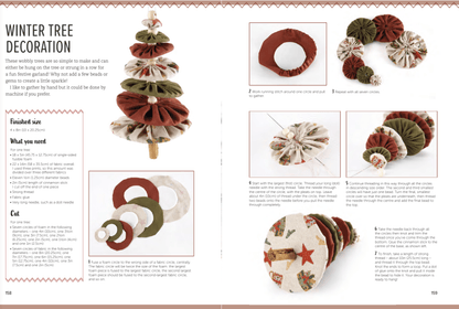 Search Press Books Half Yard Winter Collection Book  - The Sewing Studio