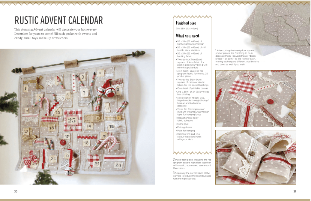 Search Press Books Half Yard Winter Collection Book  - The Sewing Studio