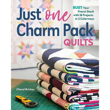 Search Press Books Just One Charm Pack Quilts Book  - The Sewing Studio for sale UK - The Sewing Studio