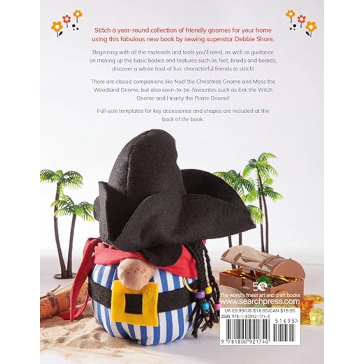 Search Press Books Sew Gnomes: 12 magical friends to stitch by Debbie Shore  - The Sewing Studio