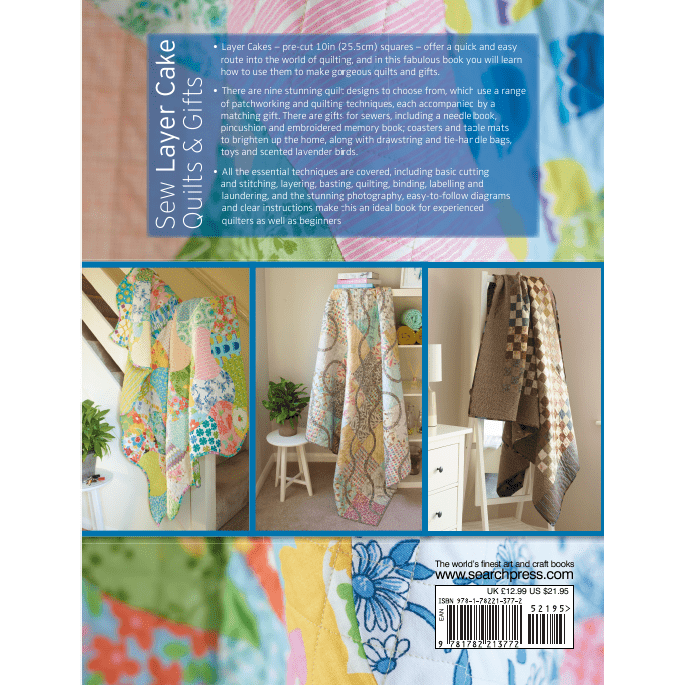 Search Press Books Sew Layer Cake Quilts and Gifts Book  - The Sewing Studio