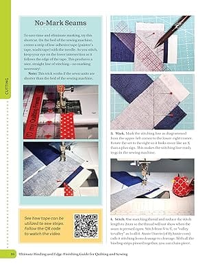 Search Press Books Ultimate Binding and Edge-Finishing Guide for Quilting and Sewing Book  - The Sewing Studio