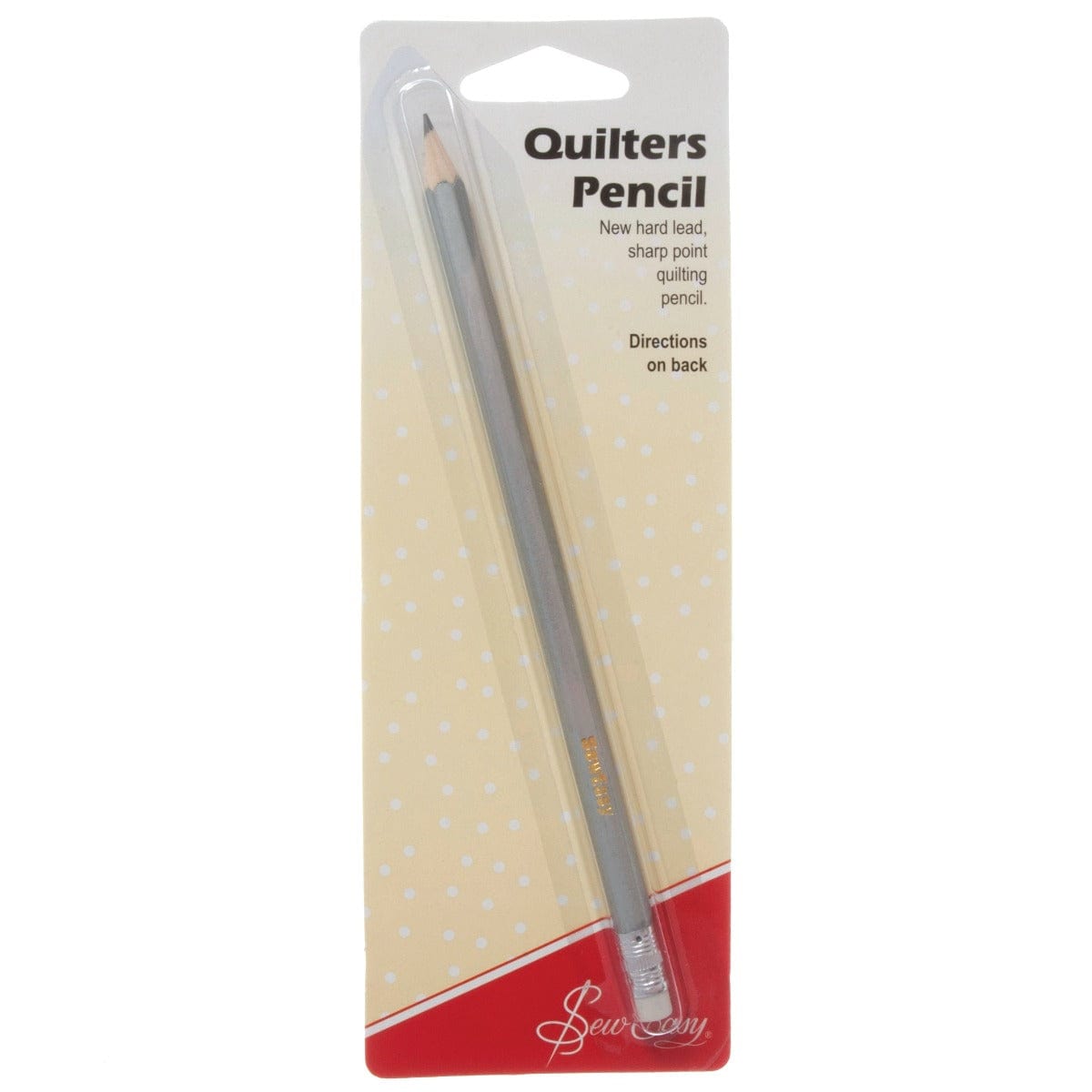 Sew Easy Pens Pencils Markers Sew Easy Quilters Pencil: Silver  - The Sewing Studio