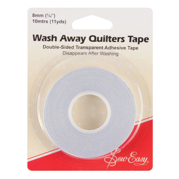 Sew Easy Quilting Accessories Quilter's Wash Away Tape Roll: 8mm x 10m long  - The Sewing Studio