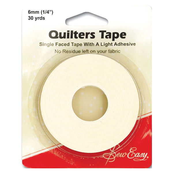 Sew Easy Quilting Accessories Sew Easy Quilters Tape Roll: 6mm wide x 27 metres  - The Sewing Studio