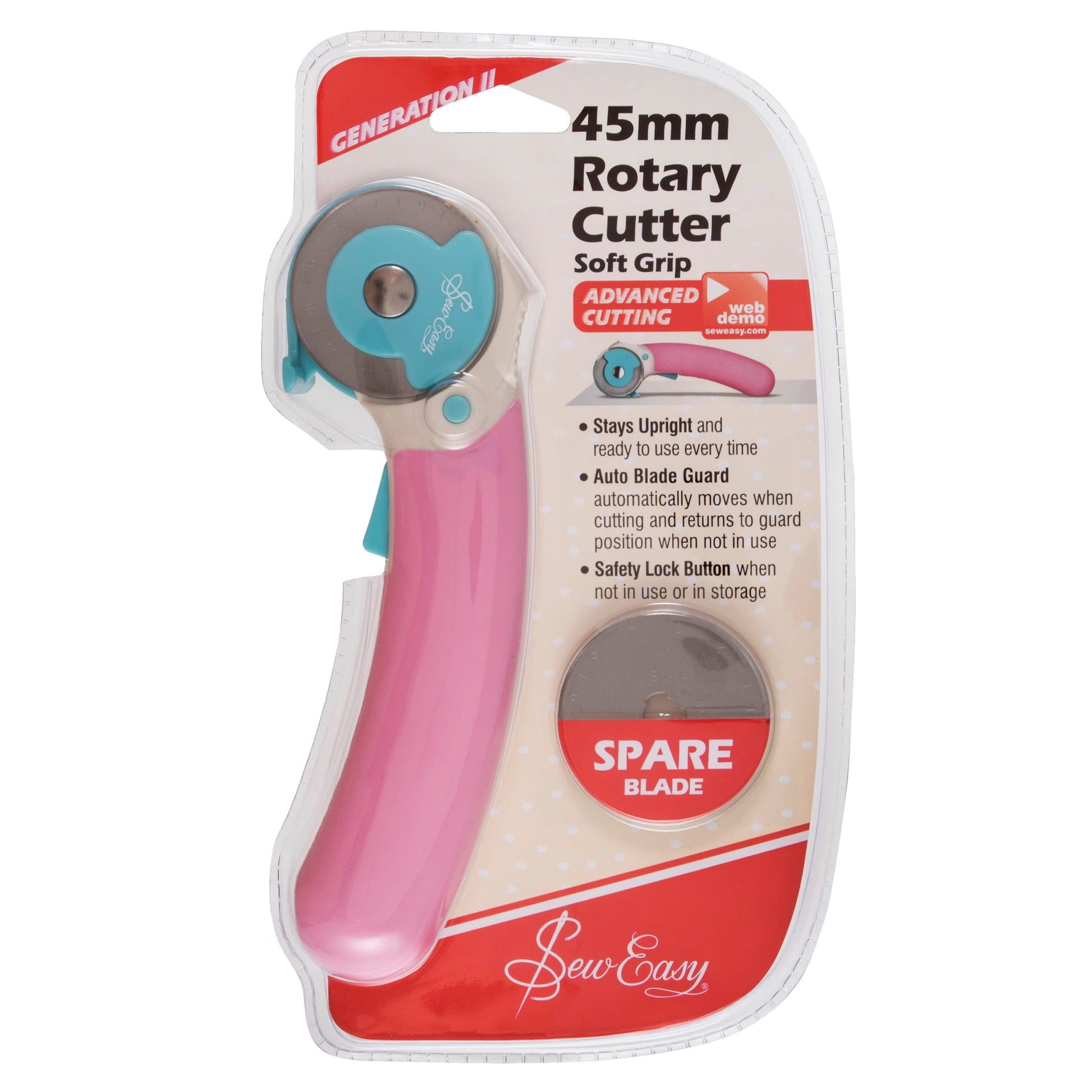 Sew Easy Rotary Cutters Sew Easy Rotary Cutter 45mm  - The Sewing Studio