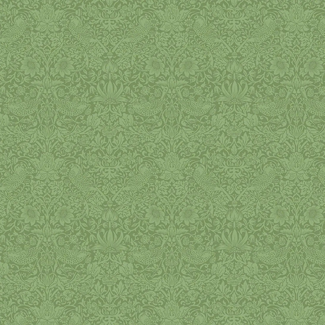 Green Blender Stof Fabric Morris & Co The Trellis Palette Fabric - The Sewing Studio