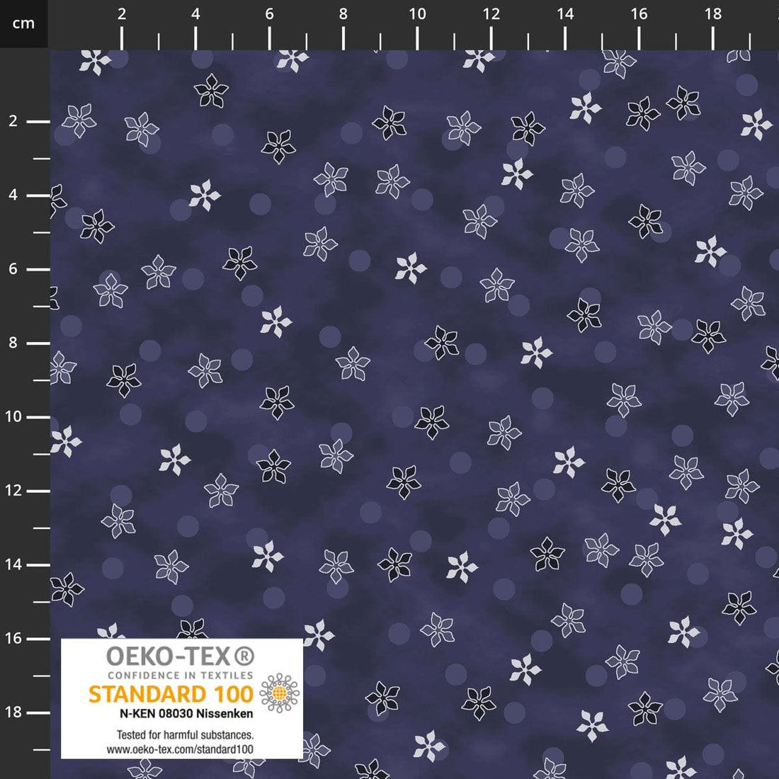 Stof Fabric Stof Frosty Snowflake  - The Sewing Studio