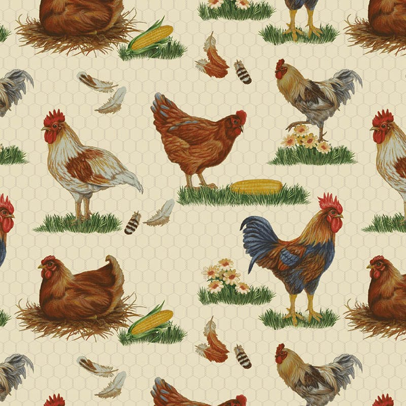 Studio E Fabric Studio E The Chicken Club  - The Sewing Studio